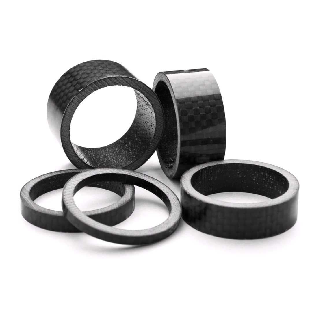 Ingear Avståndsskivset Carbon 3+5+10+15+20mm