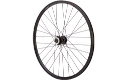 Forhjul 26" Sort Skivebremse 9mmQR 6bolt