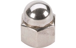 Møtrik til forhjul 3/8" gevind (9,5mm)