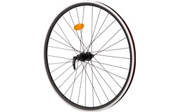 Baghjul 28"Sort 8-10sp fælgbremse 9mm QR