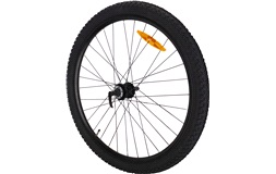 Baghjul 27,5"Sort Skivebremse Skruekrans