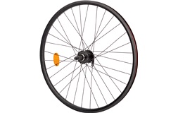 Baghjul 26" Sort Skivebremse Skruekrans