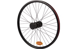 Baghjul 24" Sort kassette 8sp Skivebr.