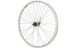 Baghjul 28" Sølv Fodbremse Shimano 3g