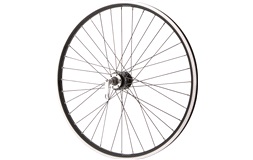 Baghjul 26"Sort 8-10sp Skivebremse 6bolt