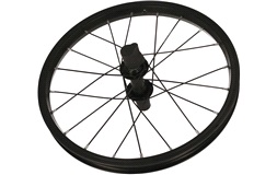 Forhjul 16" sort felg