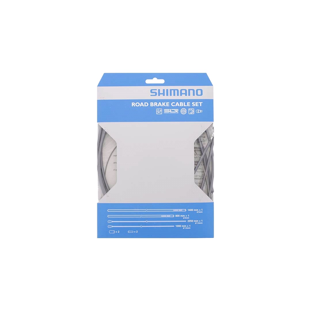 Shimano bremsekabelsæt Road grå PTFE