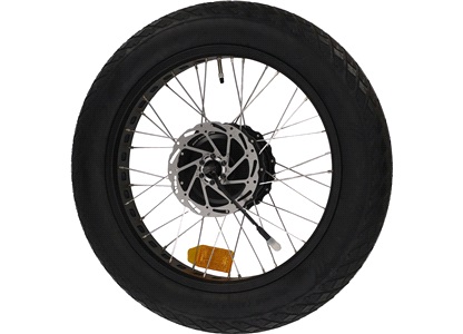 Baghjul med motor til El-Folde Fatbike