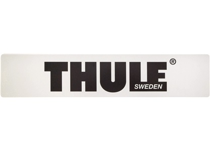 Thule skiltplate, hvit, 9762