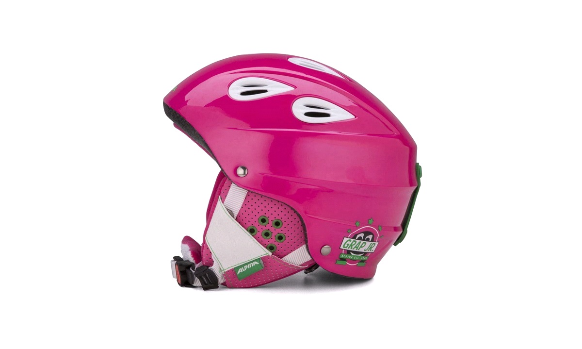  Skihjelm Alpina GRAP Junior pink 54-57cm