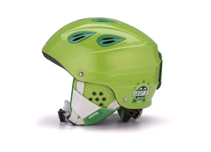 Skihjelm Alpina GRAP Junior grøn 54-57cm