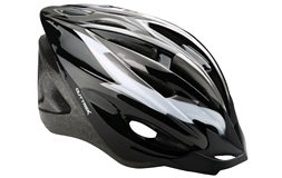 Cykelhjelm sort/grå/hvid medium 55-58