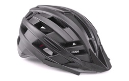Cykelhjelm m/baglys matsort small 53-55c