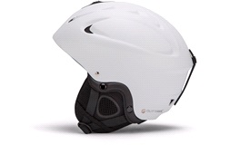 Skihjelm hvit small (53-55 cm)