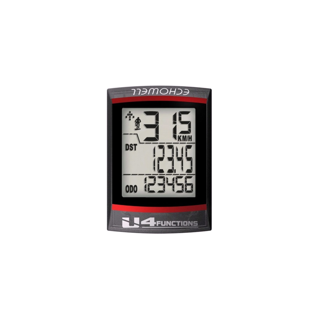 Echowell Cykeldator 4 funktioner ECHOWELL svart