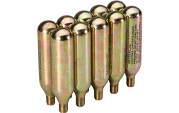 10 stk. CO2 patroner med gevind 16 gram