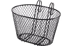 Cykelkurv til front 12-20" cykel sort