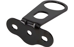 Kurvebeslag forgaffel-kurv sort 1 1/8"