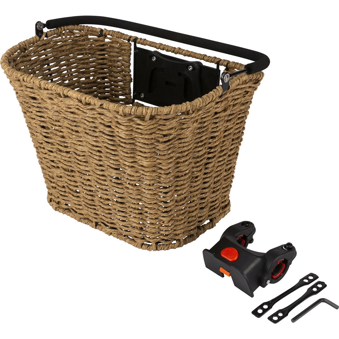 Ingear Cykelkorg med klickfäste 26/28" flätad