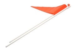 Flagg med stang til sykkeltilhenger TR-3