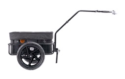 Cykeltrailer m/låg kobling og støtteben