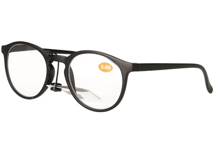 Læsebrille med +2,00 sort