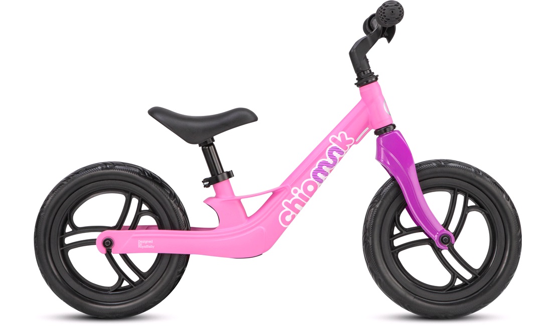  Løbecykel 12" Chipmunk pink/lilla