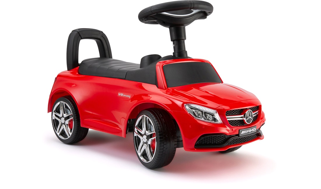  Mercedes AMG gåbil röd m/musik
