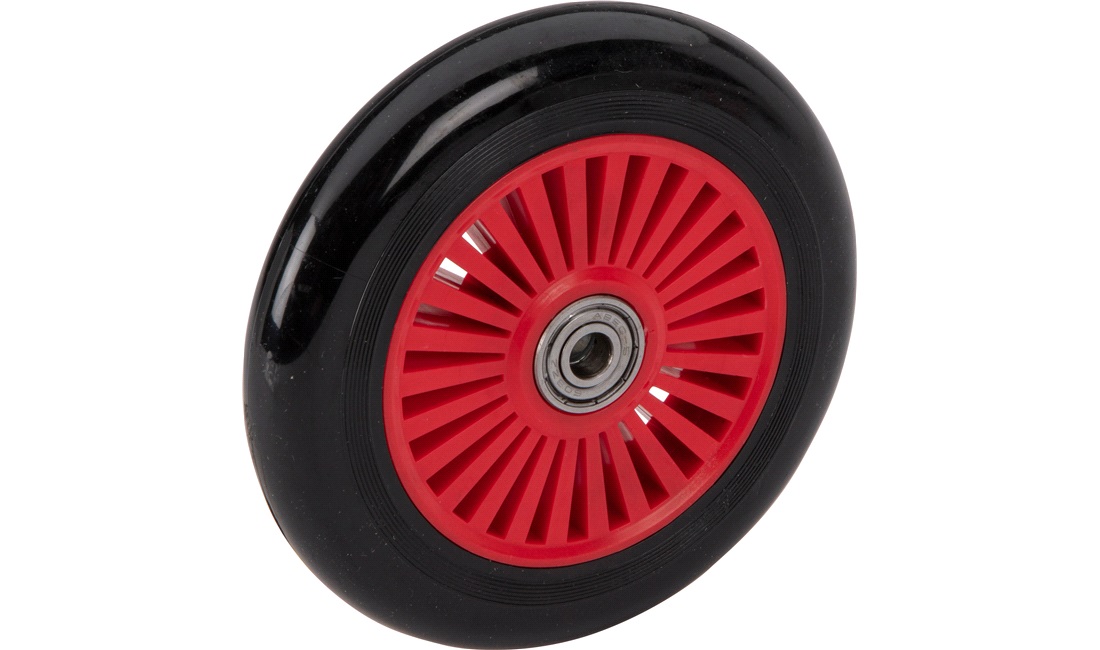  Hjul til sparkesykkel (rød)