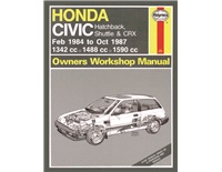  Reparationshåndbog Civic II 10/83-10/87