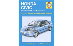 Rep.handbok Civic 1,3-1,6 11/91-11/95
