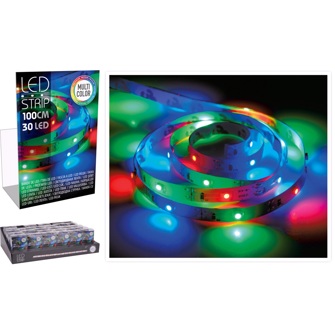 L8 Design LED Remsa 30 LED, 1m batteri inomhus Mul