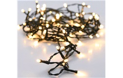 Lysslyng LED 9m. Batteri, ute/inne.TIMER
