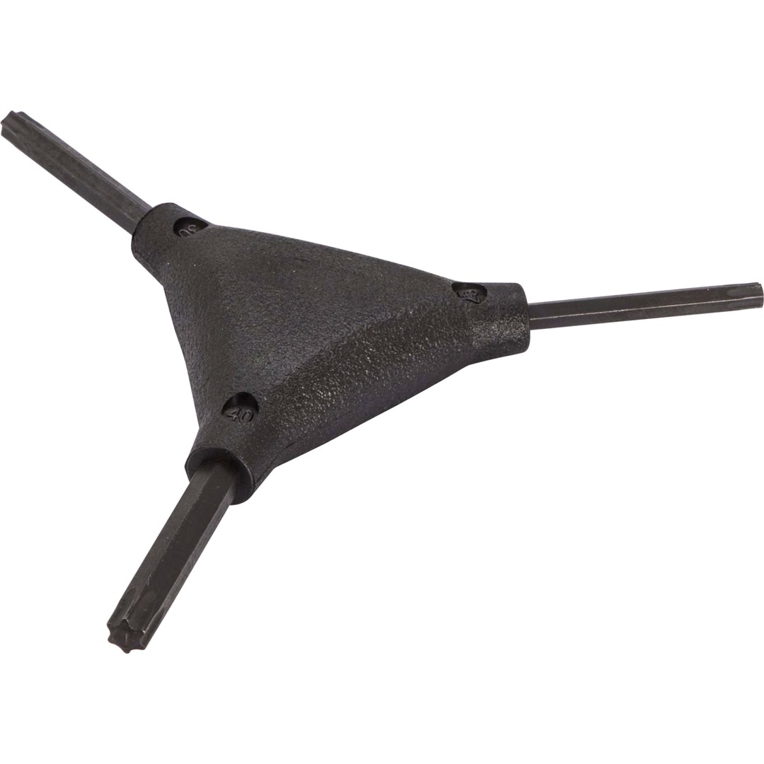 Ingear 3 Kantet Torx Nøkkel T25/t30/t40