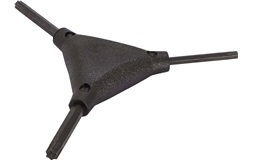 3 Kantet Torx nøkkel T25/T30/T40