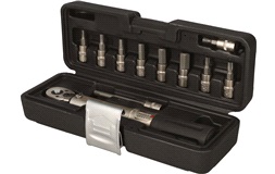 Momentnøkkel mini med bits 2-24Nm 1/4"