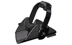 Højre Plast Hjulstopper DEZO Xfold