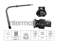  Sensor, avgastemperatur