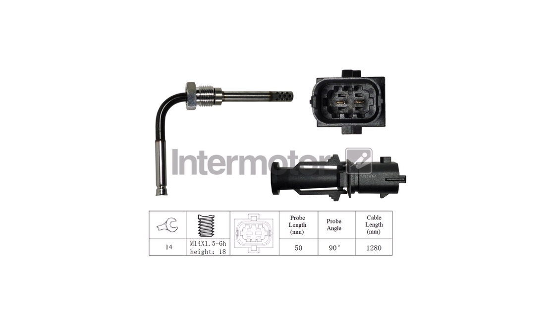  Sensor, avgastemperatur