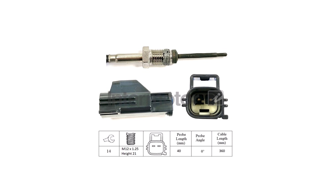  Sensor, avgastemperatur