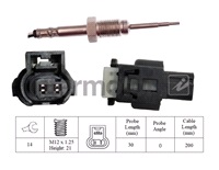  Sensor, udst.gastemp.