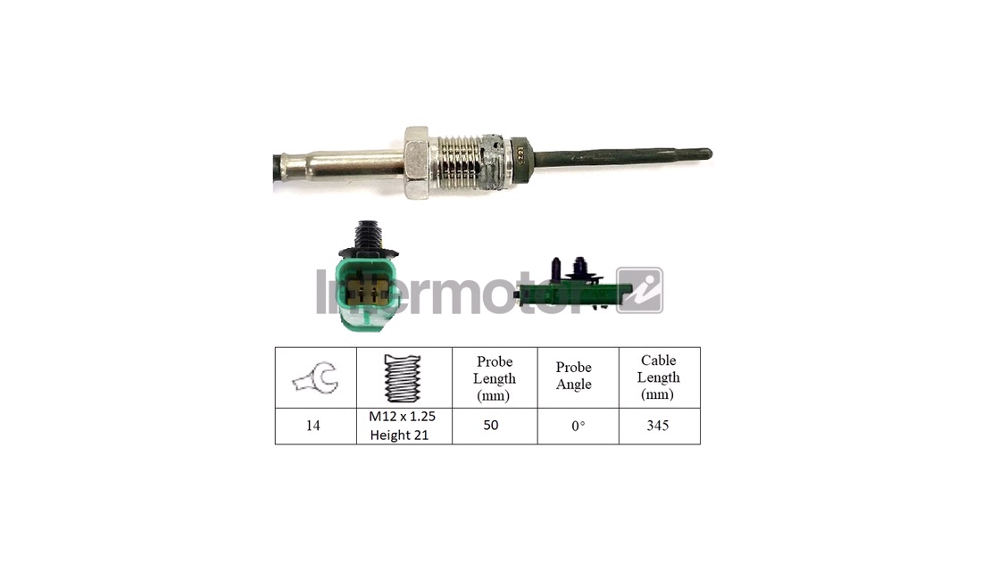  Sensor, avgastemperatur