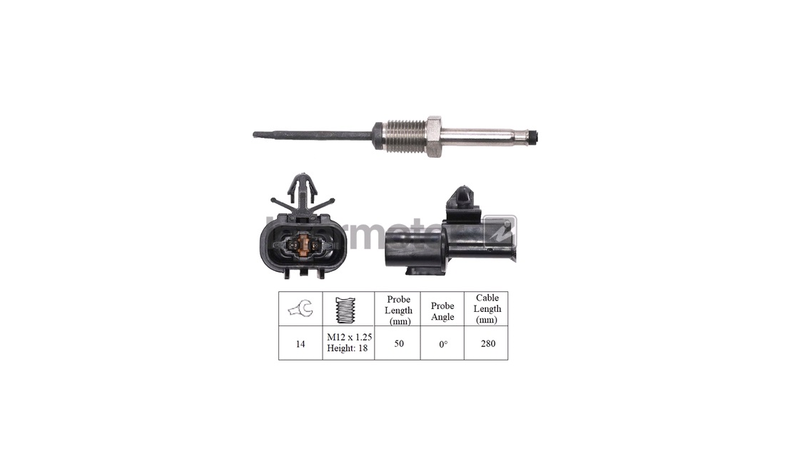  Sensor, Eksostemperatur