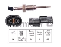  Sensor, avgastemperatur