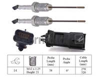  Sensor, avgastemperatur