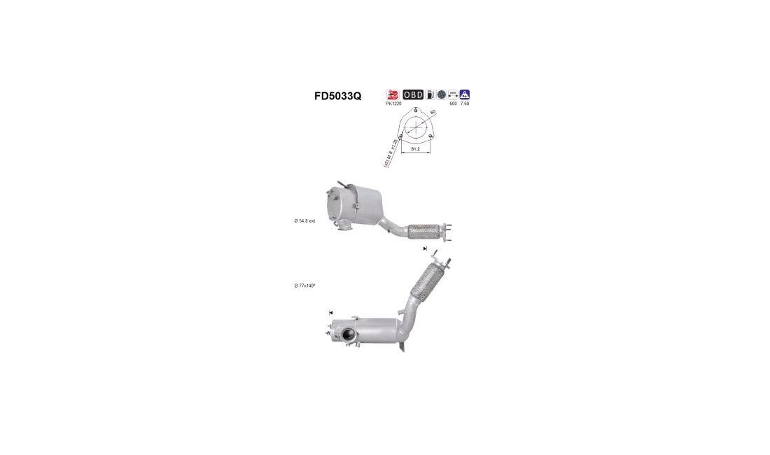  Sot-/partikelfilter, avgassystem