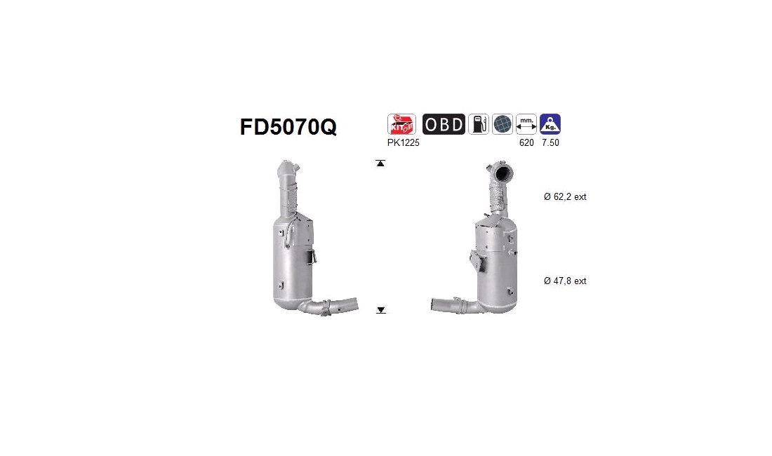  Sot-/partikelfilter, avgassystem