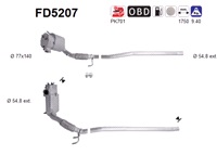  Sot-/partikelfilter, avgassystem