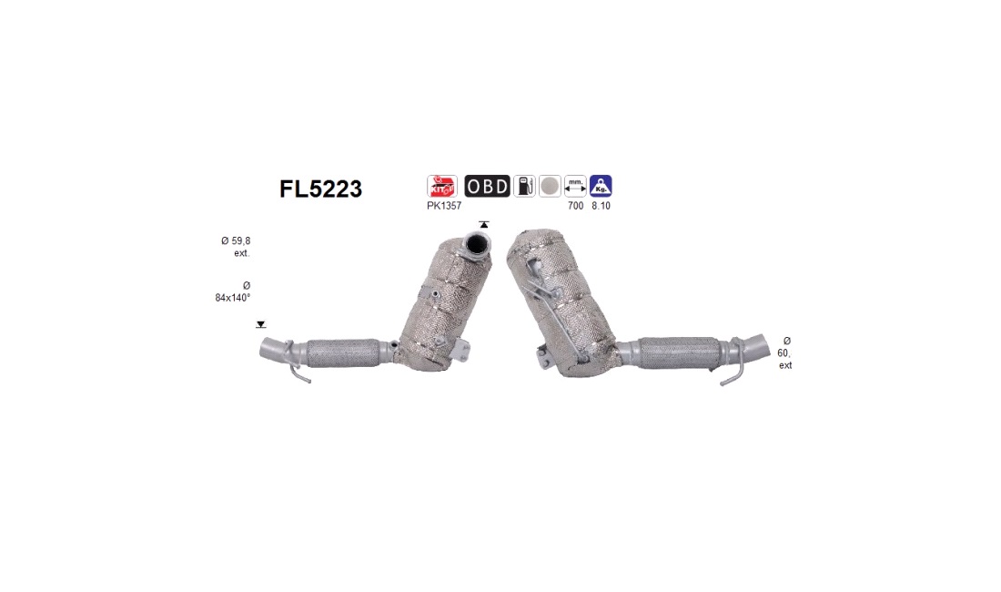  Sot-/partikelfilter, avgassystem