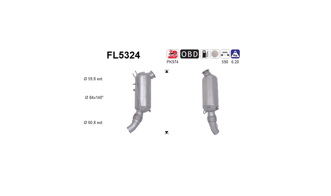  Sot-/partikelfilter, avgassystem